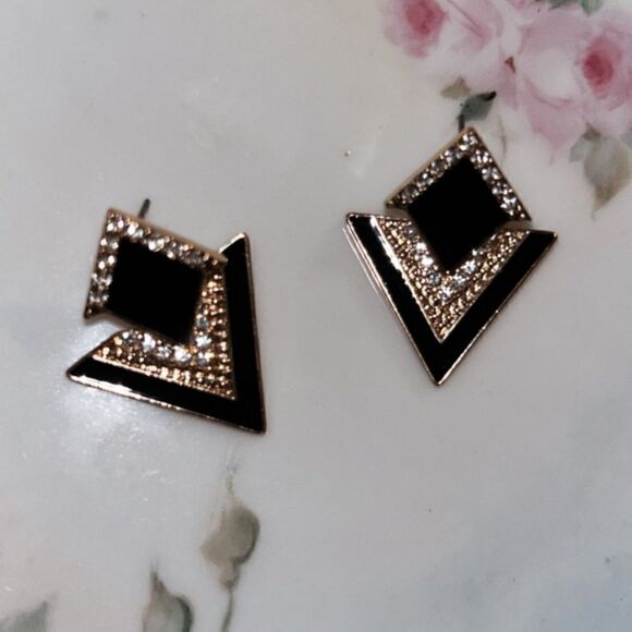 Retro dangle earrings A98 - Picture 4 of 7